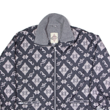 SPEEDWAY Womens Coat Black Crazy Pattern S