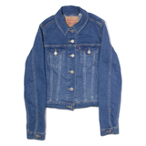 LEVI'S Womens Denim Jacket Blue XS