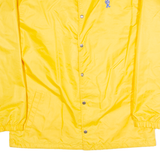 LE PETIT JEAN Mens Rain Jacket Yellow 2XL