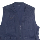 Mens Workwear Gilet Blue M