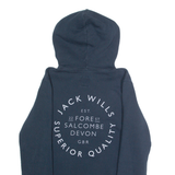 JACK WILLS Womens Blue Hoodie S