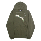 PUMA Mens Green Hoodie M