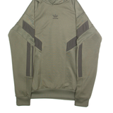 ADIDAS Mens Green Hoodie XS