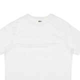 LACOSTE Womens T-Shirt White 2XL