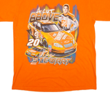 CHASE AUTHENTICS Nascar Tony Stewart Mens T-Shirt Orange USA L