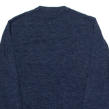 NAUTICA Mens Jumper Blue V-Neck Tight Knit L
