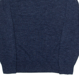 NAUTICA Mens Jumper Blue V-Neck Tight Knit L