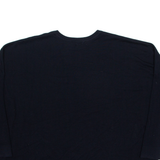 DKNY Star Womens Patterned Jumper Blue V-Neck Tight Knit L