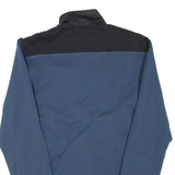 ADIDAS Mens Jumper Blue 1/2 Zip Tight Knit XS