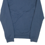 ADIDAS Mens Jumper Blue 1/2 Zip Tight Knit XS