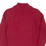 PENDLETON Womens Jumper Red High Neck Tight Knit L