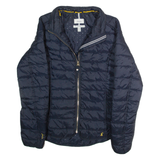 JOULES Womens Puffer Coat Blue S
