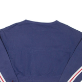CHAMPION Cropped Womens Sweatshirt Blue M