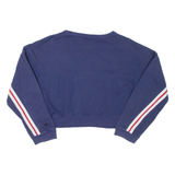 CHAMPION Cropped Womens Sweatshirt Blue M