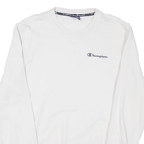 CHAMPION Mens Sweatshirt White S