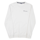 CHAMPION Mens Sweatshirt White S