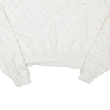 NIKE Loose Fit Cropped Womens Sweatshirt White S