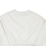 NIKE Loose Fit Cropped Womens Sweatshirt White S