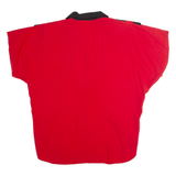 Womens Blouse Red V-Neck XL