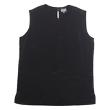 LINEAV Womens Top Black Sleeveless XL