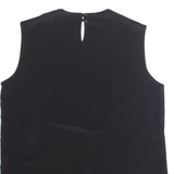 LINEAV Womens Top Black Sleeveless XL