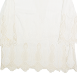 Womens Blouse Cream L