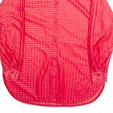 Womens Shirt Red Collared Long Sleeve XL