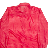 Womens Shirt Red Collared Long Sleeve XL