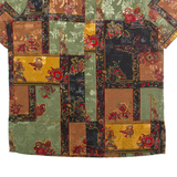 VALENTINE Womens Printed Top Green Floral L