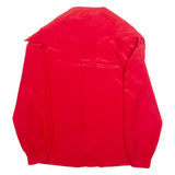 HARDOB Womens Blouse Red Collared Long Sleeve M