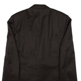 CANALI Mens Blazer Jacket Brown Knit Wool XL