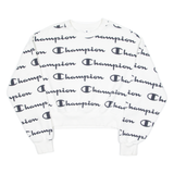 CHAMPION Womens Sweatshirt White L