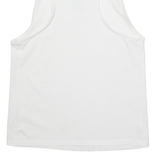 ADIDAS ORIGINALS Womens Vest White Sleeveless Crew Neck UK 8