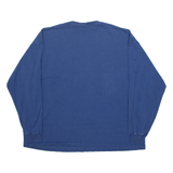 CARHARTT Mens T-Shirt Blue Long Sleeve Crew Neck 2XL
