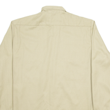 DICKIES Mens Worker Shirt Beige Long Sleeve 2XL