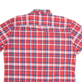 TOMMY HILFIGER Mens Shirt Red Check 2XL