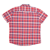 TOMMY HILFIGER Mens Shirt Red Check 2XL
