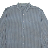 NAUTICA Mens Shirt Green Check Long Sleeve L