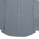 NAUTICA Mens Shirt Green Check Long Sleeve L