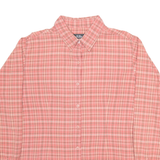 WOOLRICH Womens Shirt Red Check Long Sleeve L