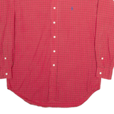 RALPH LAUREN Blake Mens Shirt Red Check Long Sleeve S