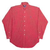 RALPH LAUREN Blake Mens Shirt Red Check Long Sleeve S