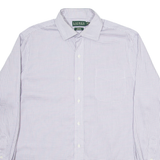 LAUREN RALPH LAUREN Slim Fit Womens Shirt Grey Check Long Sleeve L
