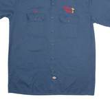 DICKIES Indiana Beach Mens Worker Shirt Blue L