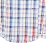 NAUTICA Slim Fit Mens Shirt White Check Long Sleeve XL