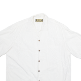 TWO PALMS Mens Plain Shirt White L