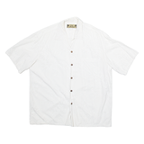TWO PALMS Mens Plain Shirt White L