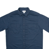 CARHARTT Mens Worker Shirt Blue L
