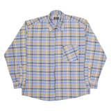 BOSS Mens Shirt Grey Check Long Sleeve XL