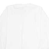 MANOR Mens Plain Shirt White Long Sleeve M